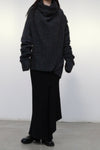 Marc le bihan long net eye skirt 2752 black